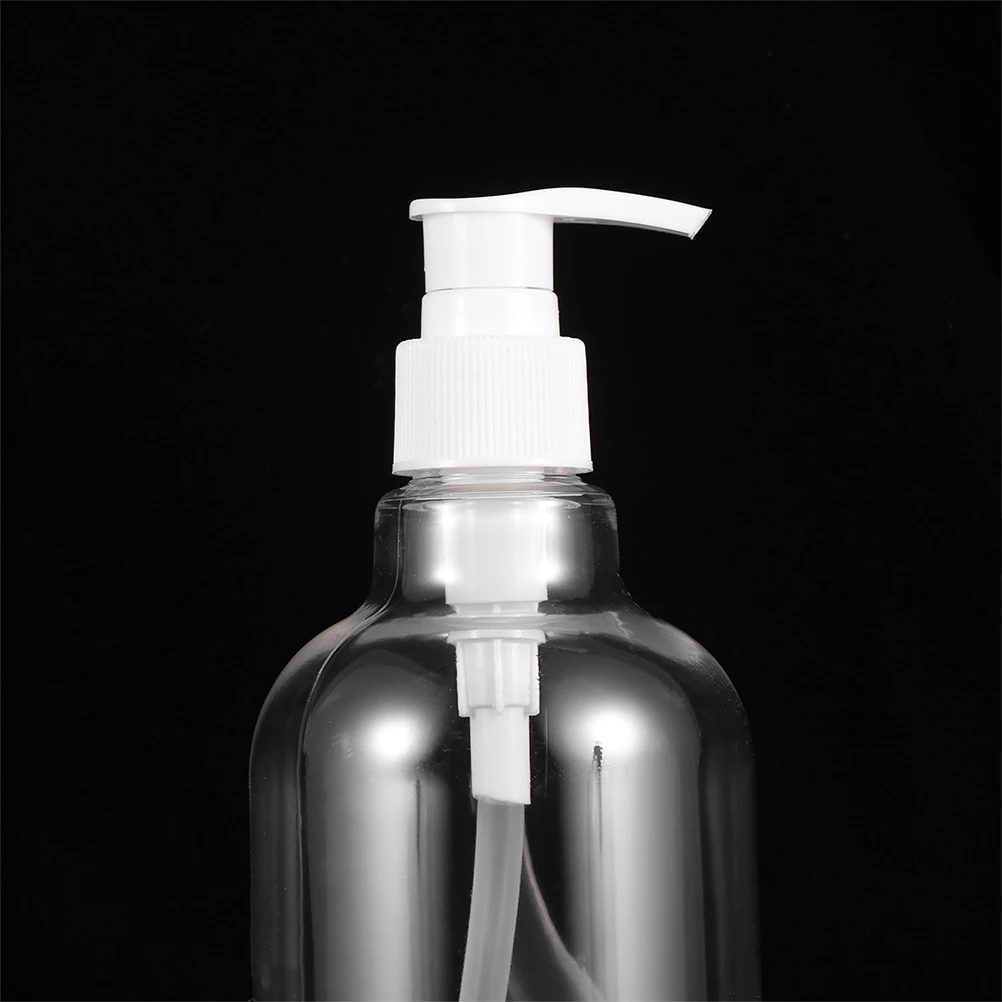 

3Pcs 500ml Bottles Press Pump Reusable Eco Shampoo Dispensers Liquid Bottle Dispenser Soap Travel Empty Plastic