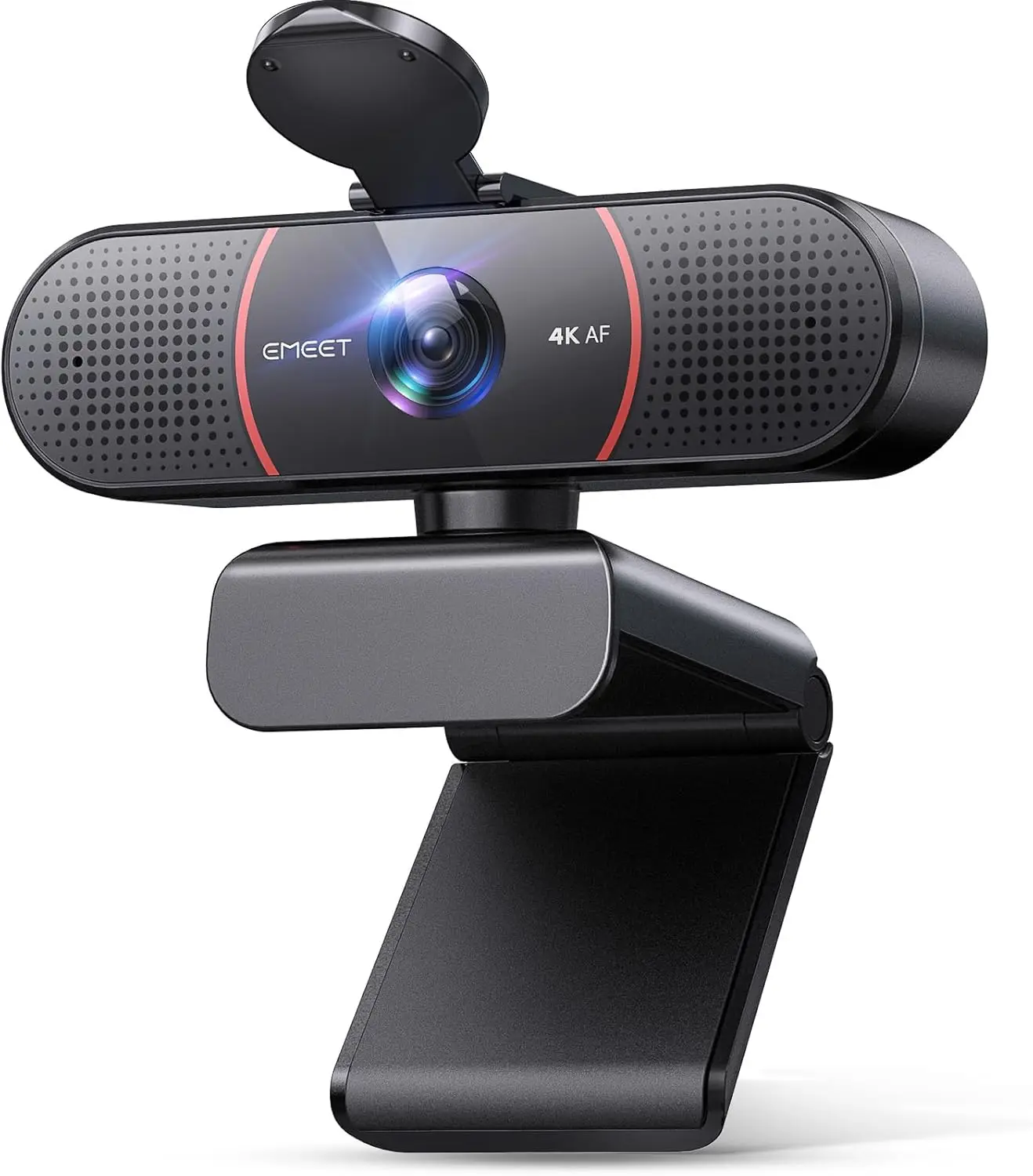 4K Webcam with PDAF Auto Focus, Dual Mics, Privacy Cover, Plug&Play for PC