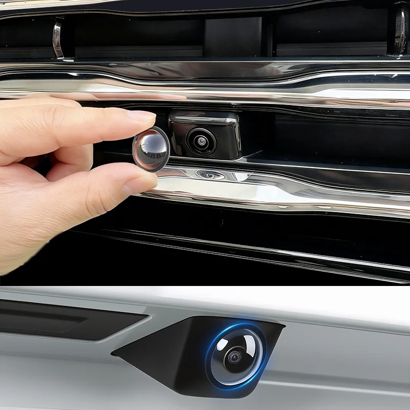 Car Camera Protector 1/2 Pcs 360 Panoramic Clear Transparent Dust Proof Scratch Resistant Universal Car Model