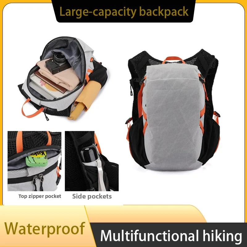 

Simple and casual backpack, multi-functional hiking backpack, trekking bag, water-resistant and lightweight outdoor bag