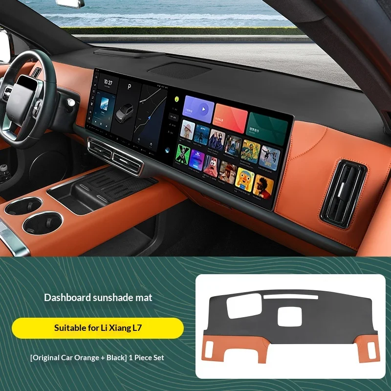 For Li L6 L7 L8 L9 2025 2024 Lixiang Dashboard Center Console Sunshade Pad Sun Protection Non slip Mat