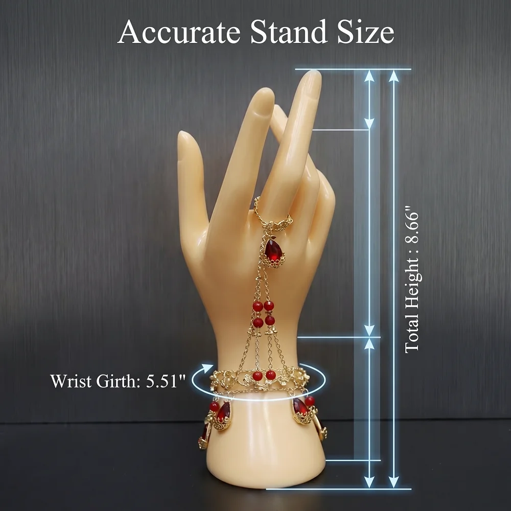 1 Pcs New Jewelry Display Hand Model Watch Bracelet Display Stand Sketch Decoration Art Photo Ring Organizer Woman Colors