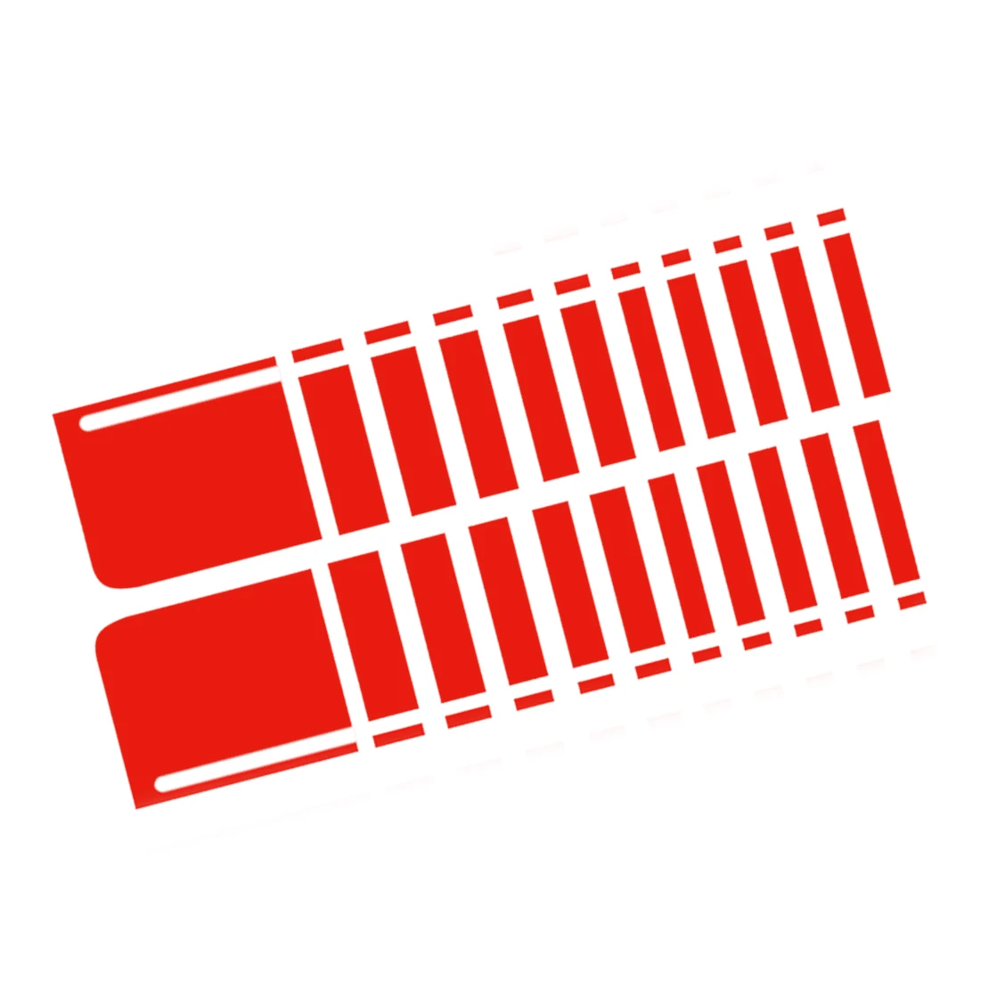 

Universal 1 Pair Car Truck Body Hood Stripe Decal Decoration Graphic Sticker Red Vinyl