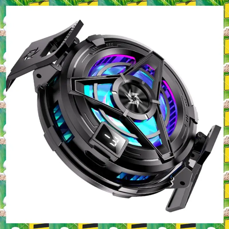 3C Electron Mobile Phone Heat Sink Game Console Radiator For IOS/Android With Back Clip With Digital Display,Mobile Phone Heat S