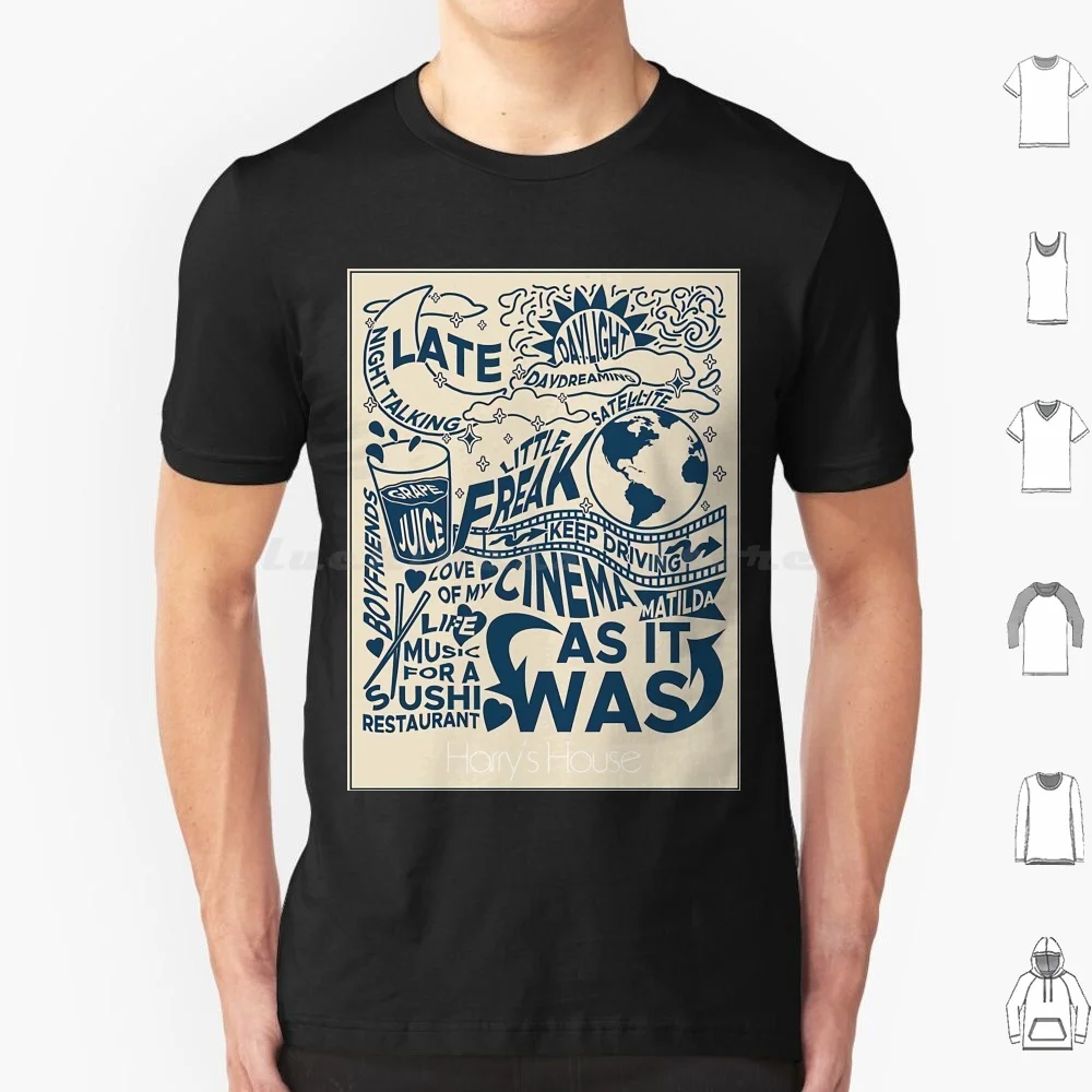 Harry's House Poster ( Tracklist ) T Shirt Men Women Kids 6xl Watermelon Sugar Treat People With Kindness Music Retro Vintage