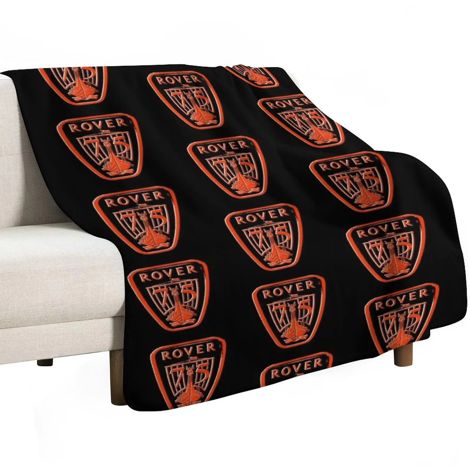 Rover 75 classic car logo red/white Throw Blanket cosplay anime Moving Quilt christmas decoration Camping Blankets