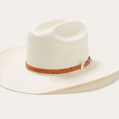 

Stiff Hand-woven Panama Cowboy Hat, Knight Hat, Beach Sun Hat, Sun Hat