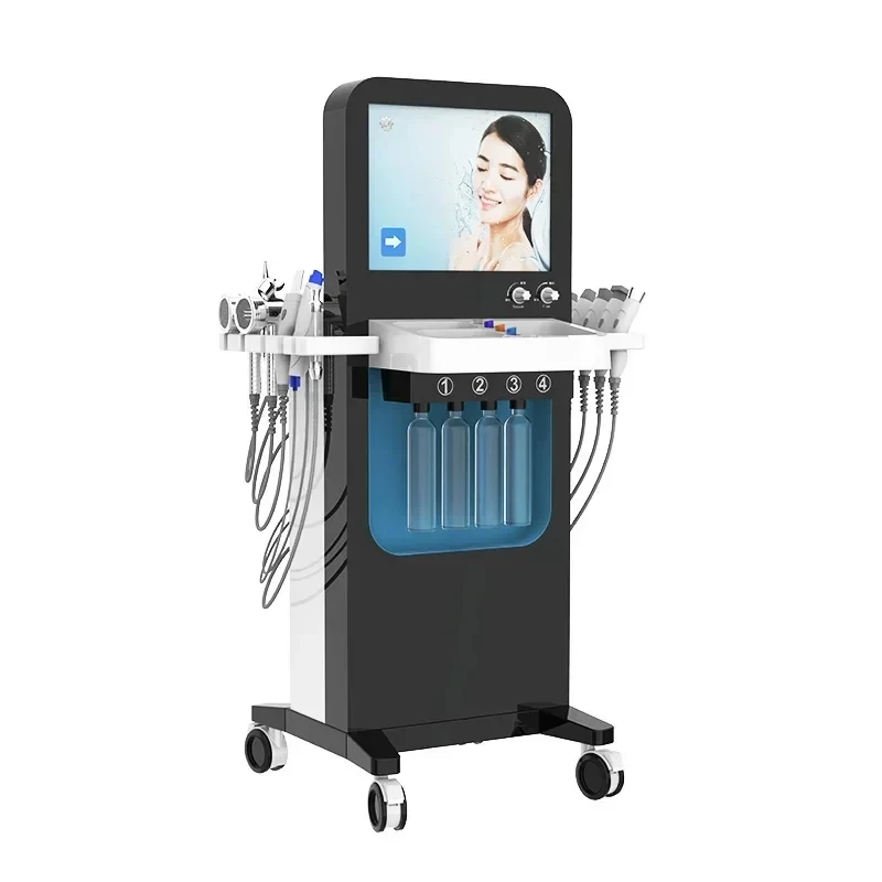 13-in-1 Hydra Cleansing Machine: Hydro Microdermabrasion, Blackhead & Acne Removal, Facial Tightening & Skin Rejuvenation