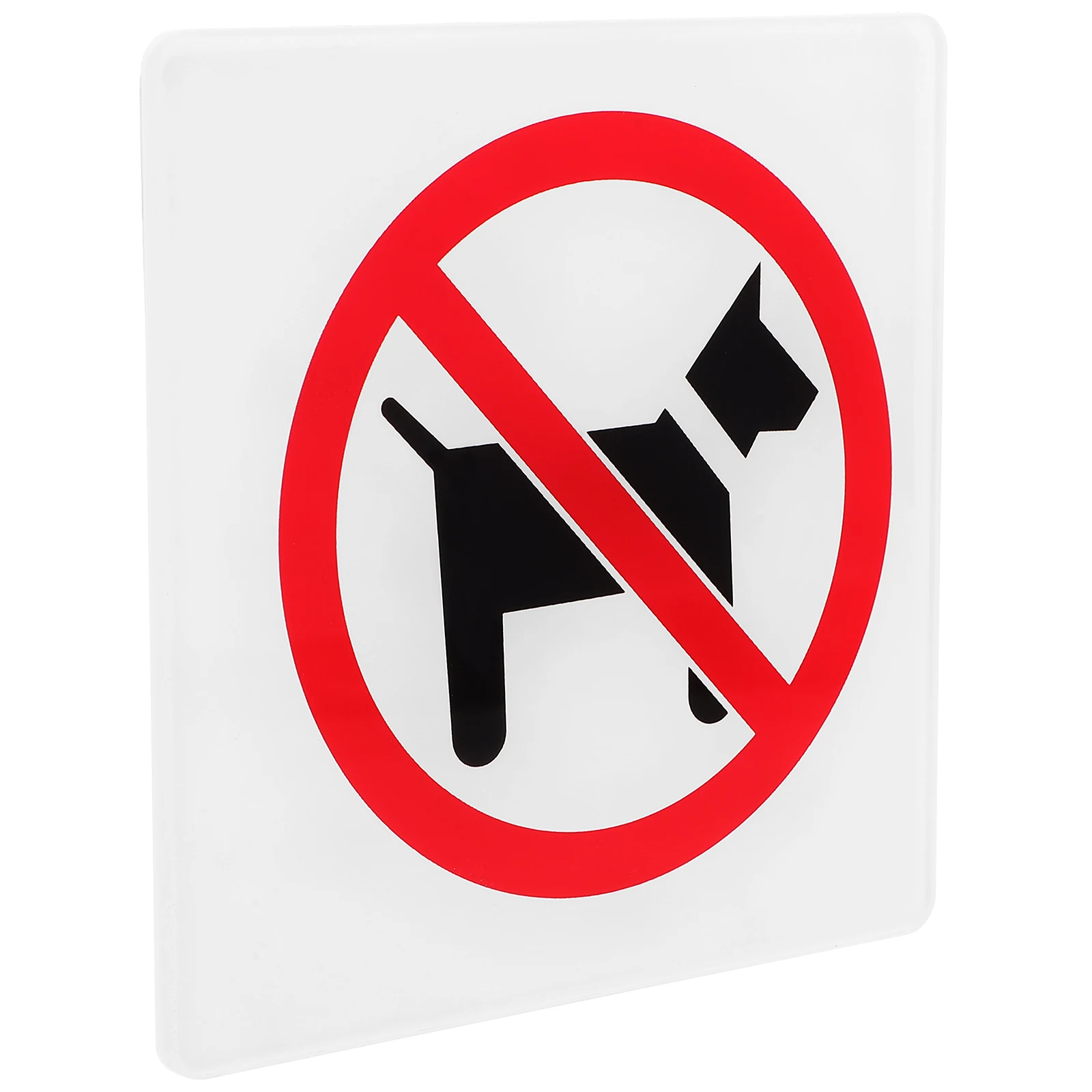 

Acrylic Store Door Entrance Notice Forbidding Pet Inside Business Use Supermarket Restaurant Office For