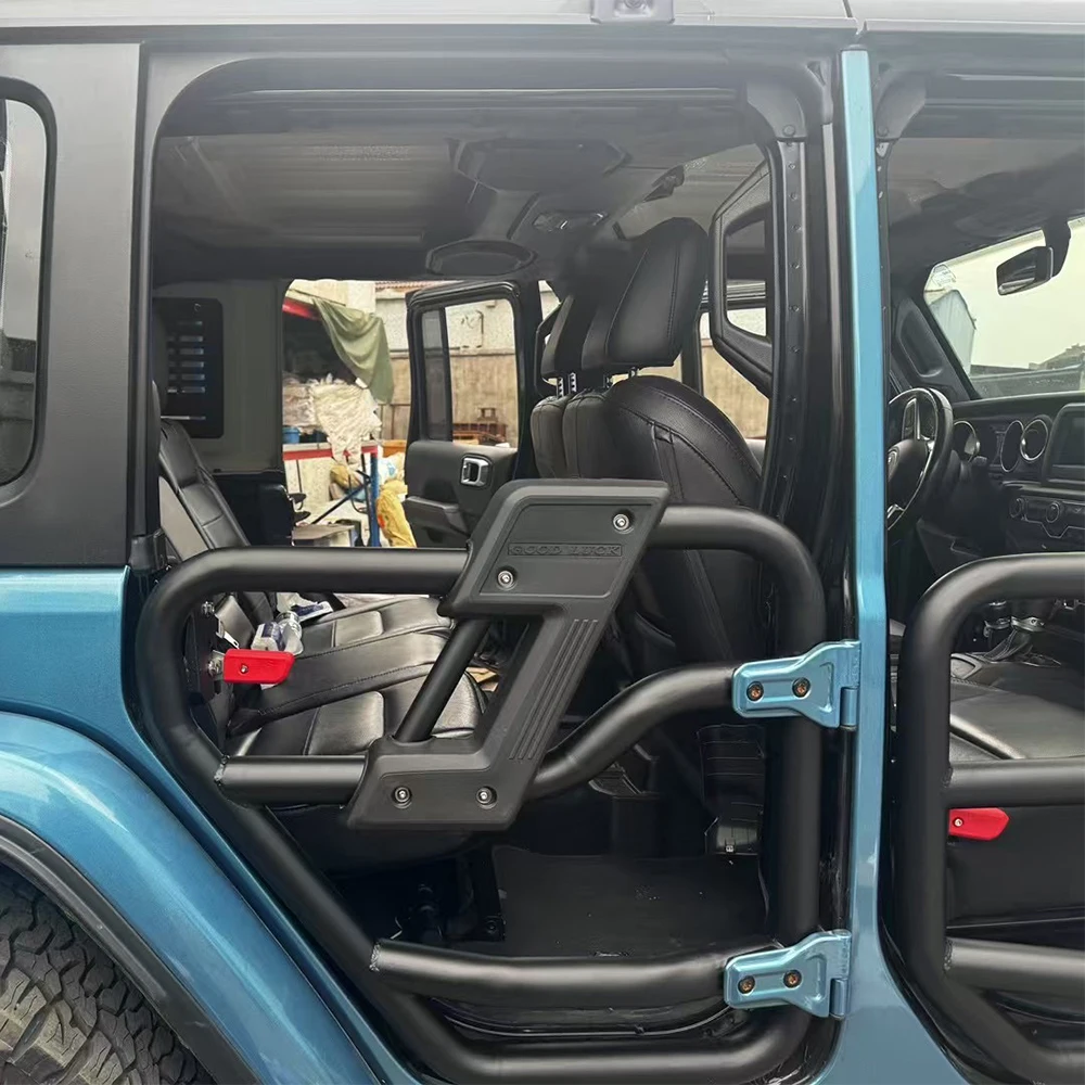 Steel Tube Doors / Tubular Half Doors 4-Door Set For Jeep Wrangler JL 2018-, Bolt-on Offroad Exterior Accessory, JL9062