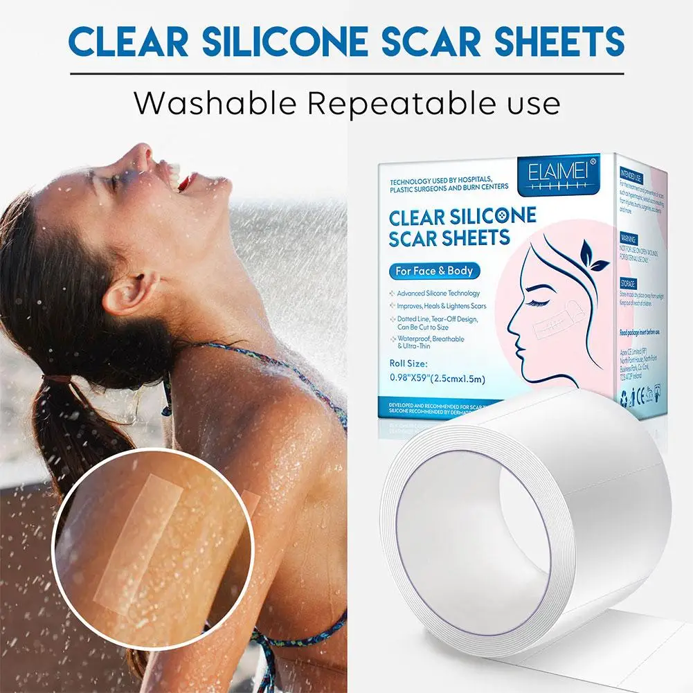 Scar Removal Silicone Gel Sheet Therapy Patch For Acne Trauma Burn Scar Skin Repair Scar Treatment Beauty Accessories Cosme Z4r6