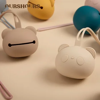 תיק נשיאה נייד למוצץ סיליקון לתינוקות בסטנדרט מזון עם דמות פנדה קרטון, תיבת אחסון למוצץ, תיבת אחסון למוצץ, תיבת אחסון למוצץ, תיבת אחסון למוצץ, תיבת אחסון למוצץ, תיבת אחסון למוצץ, תיבת אחסון למוצץ, תיבת אחסון למוצץ