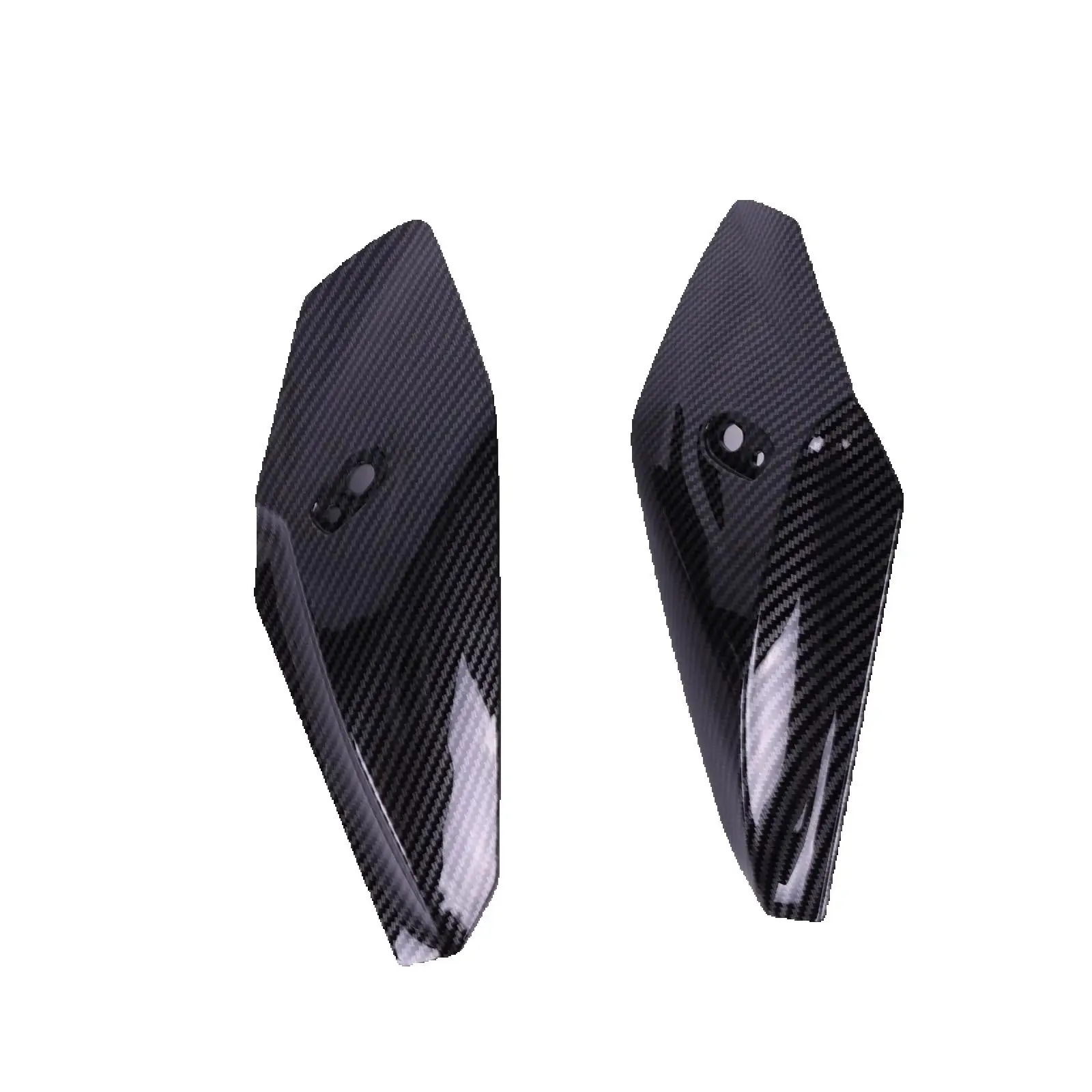 1 قطعة ألياف الكربون الجانب العلوي الأنف بدوره إشارة هدية لسيارات BMW S1000R 2014-2021 #6