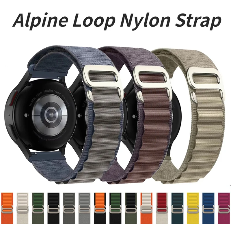 Alpine Loop Band for IMIKI SF1 Smartwatch Replacment Bracelet 20mm 22mm Strap for IMIKI SF1 Samsung Galaxy Watch 7/6/5/4