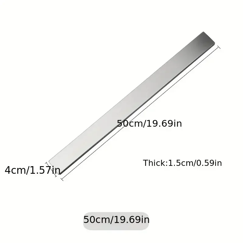 

Professional Magnetic Strip Stainless Steel Magnetic Knife Holder Rack Kitchen Knife Shelf Bar 30 40 50 cm Kitchen Accessories