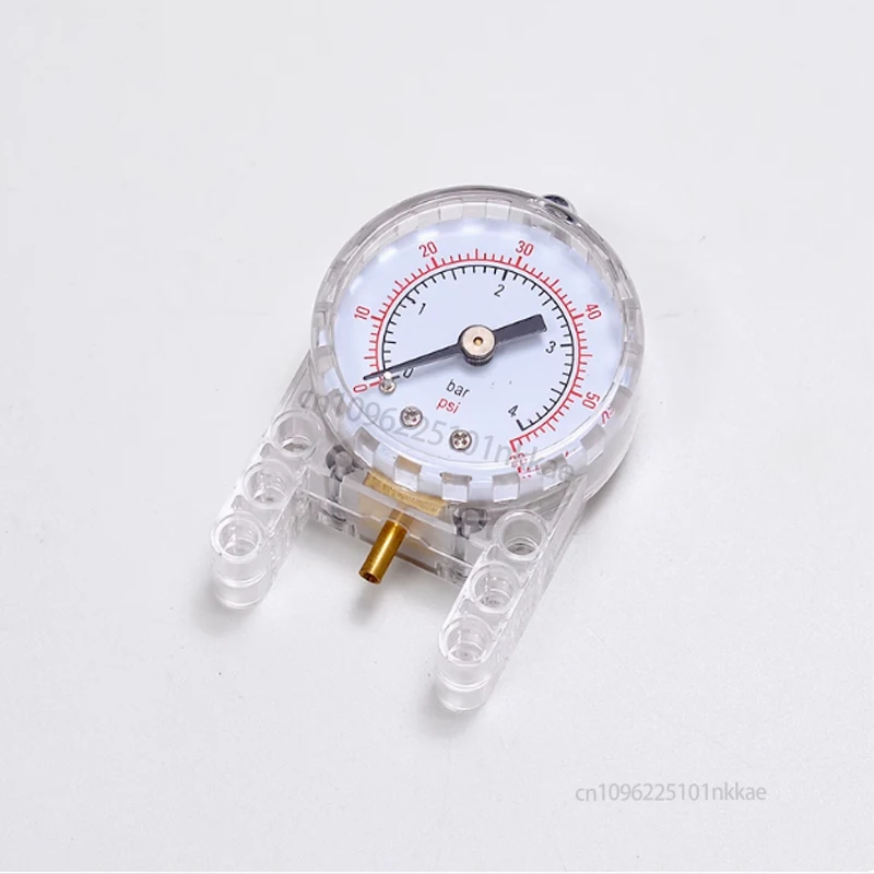 ชุดประกอบเทคนิค 9641 75974 64065 ท่อลม ชิ้นส่วนลม เกจวัดแรงดันลมแบบนิวเมติก ถังลม ของเล่นตัวต่อ DIY ของขวัญ