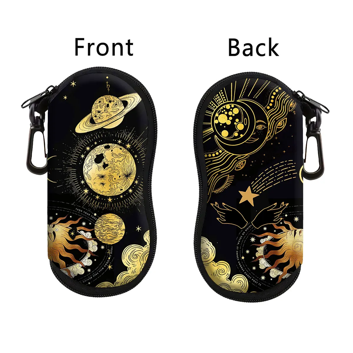 Sun and Moon Glasses Case Glasses Protective Shell Clothing Accessories Men Women Fashion Glasses Bag Gifts for Friends