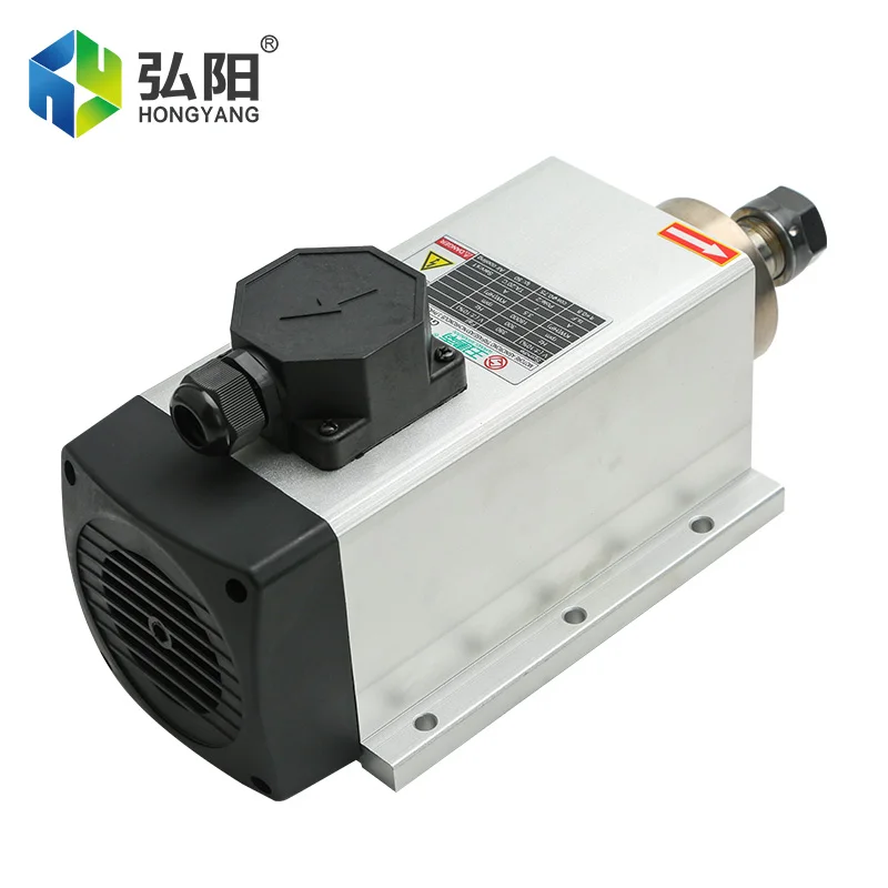 Hongyang GDZ-4.5 Air Cooled CNC Milling Spindle Motor Kit 4.5KW ER32 18000RPM 4 Bearings