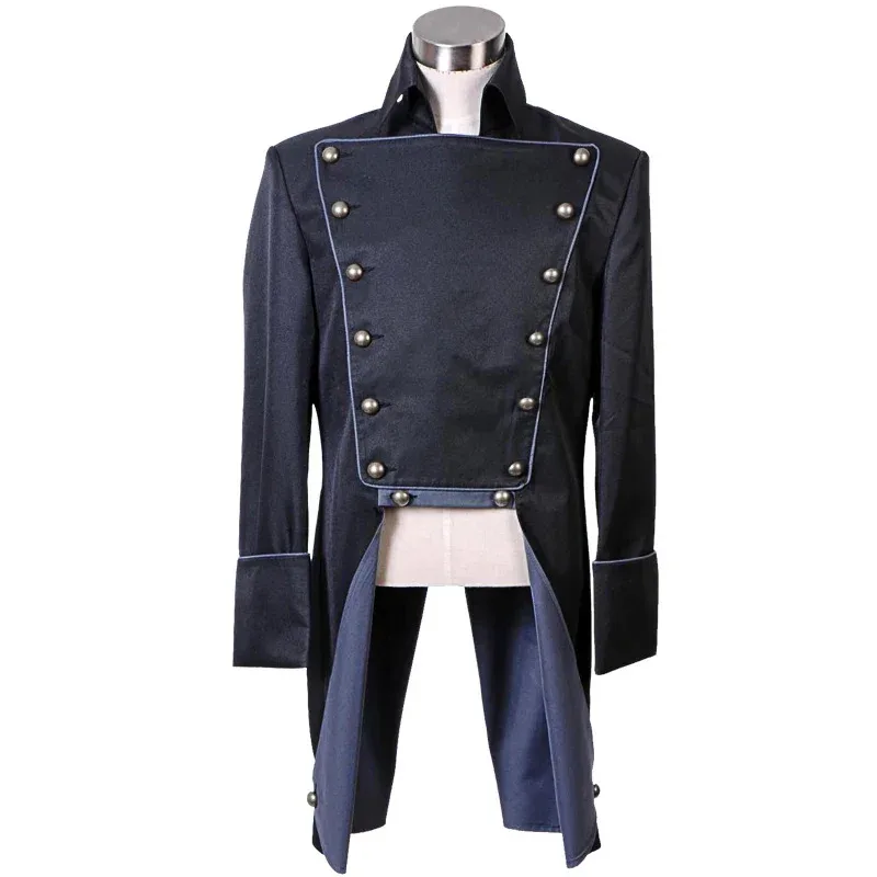 

DY20Musical Les Miserables Cosplay Javert Costume Norm Lewis Les Misérables Role Play Stage Performance Jacket Halloween Coat25