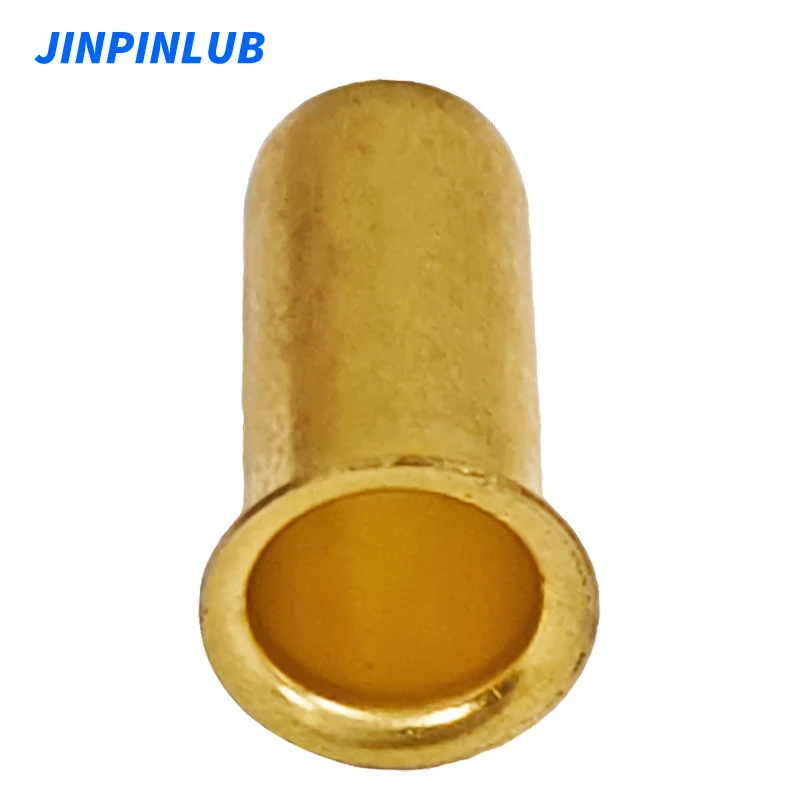 JINPINLUB PI 4/6/8/10 mm Messing-Nylon-Rohreinsatz, Rohrfutter für Hülsentyp, Schmierrohr, Kompressionsverschraubungen