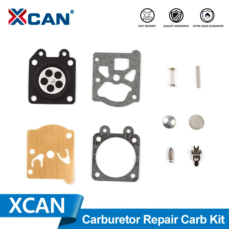 XCAN Carburetor Repair Kit For 4500 5200 Chainsaw Repair Kit For Walbro Carburetor Diaphragm Gasket Kit Garden Tool