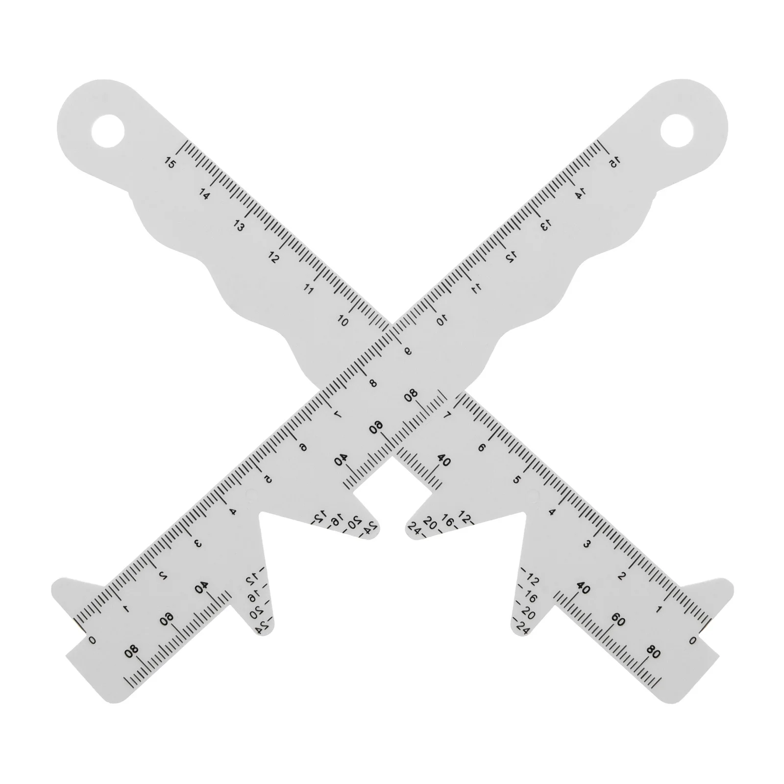 

2Pcs Pupillary Distance Ruler Portable Pupil Distance Meter Quick Accurate Eye Measurement Tool for Optometrists Eyeglasses