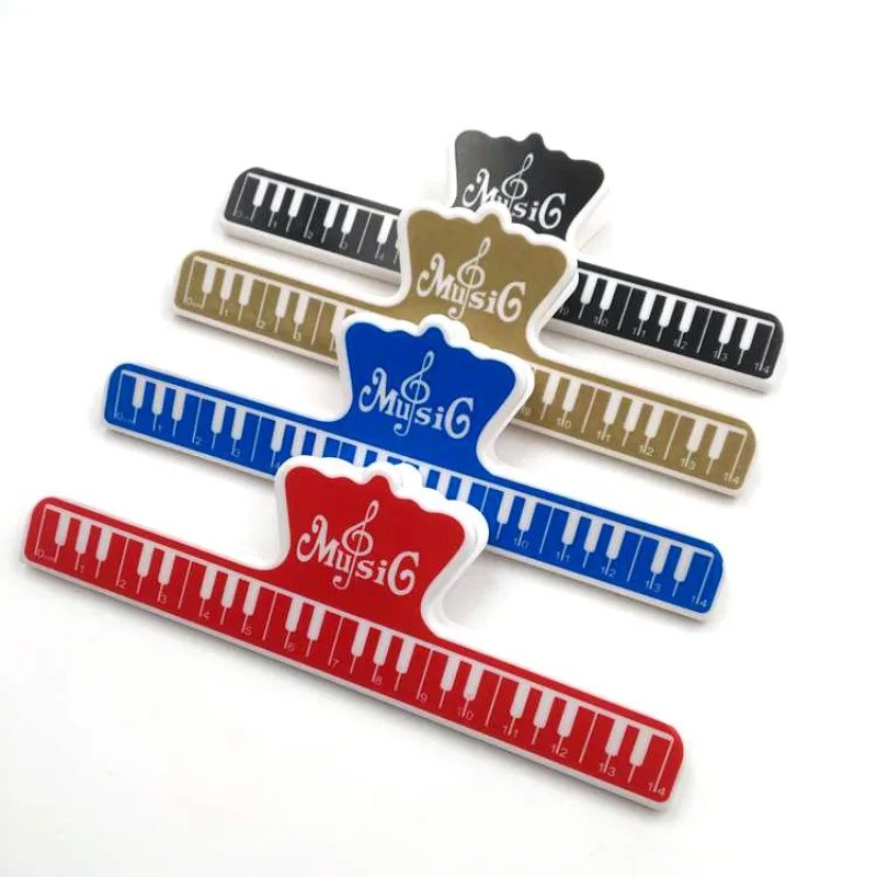 1PC Piano Guitar Score Clip Multi functional clip Cartoon Thick Score Clip Musical Instrument Accessories