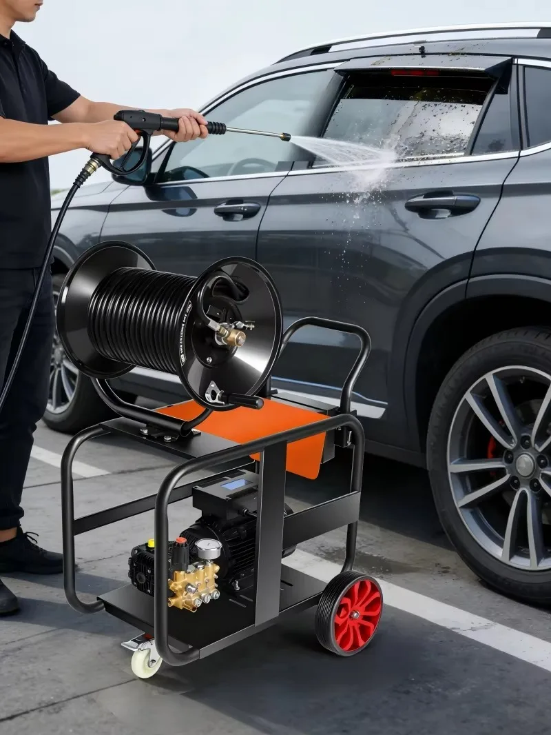 

【Popular】3000W160 Bar 2320 PSI High Flow Electric Power Washer With Hose Reel 220V 50Hz for Car Washing