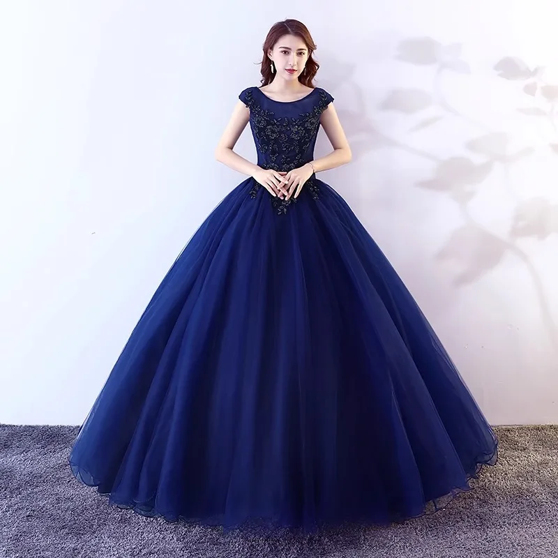 

2026 New Women's Chiffon Embroidery Evening Gown Fashion Slimming Colorful Mesh Artistic Examination Puff Skirt Long Maxi Dress