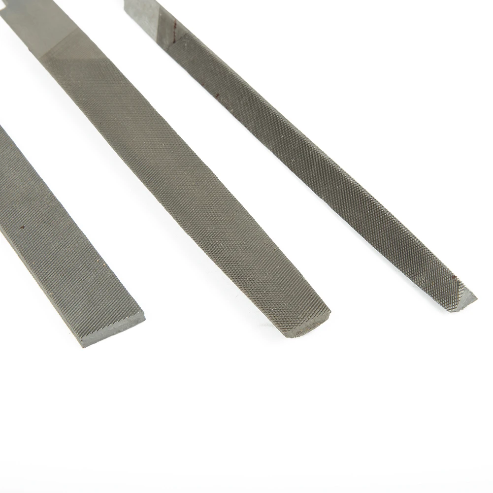 6 Inch 150mm Steel Files Without Handle Round Half-round Triangular Square Flat For Metalworking Multi-shape Anti-rust Tool