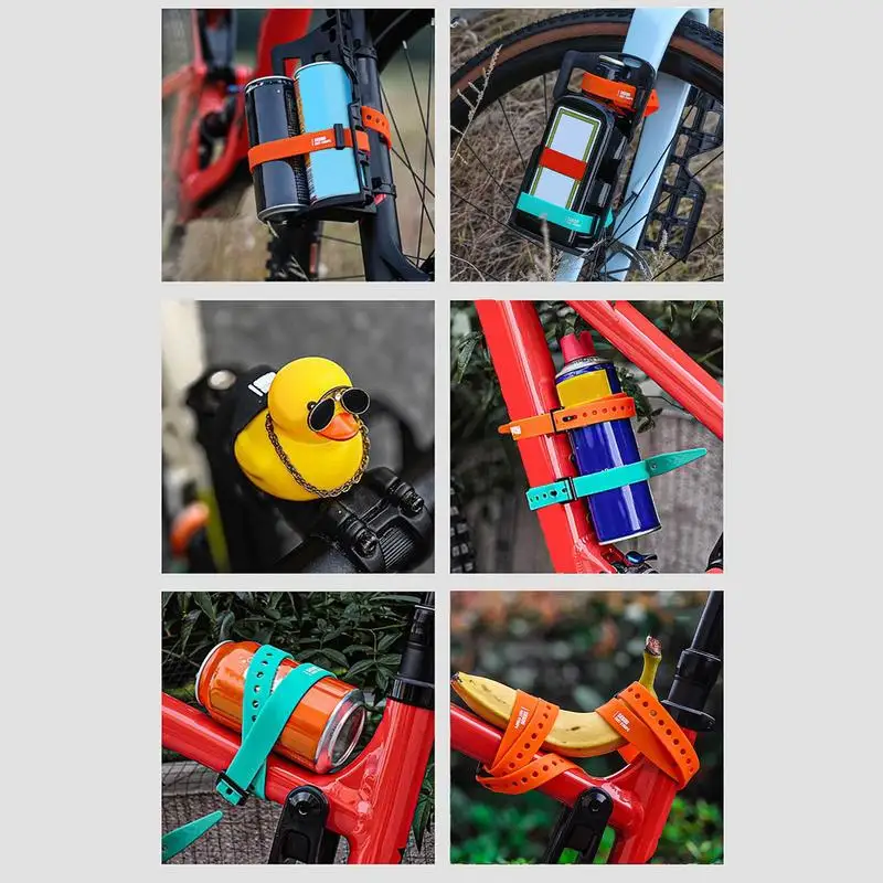 Bikes Luggage Straps Silicone Bundling Straps For Extension Cords Multi-Purpose Wear-Resistant Adjustable Securing Tie For