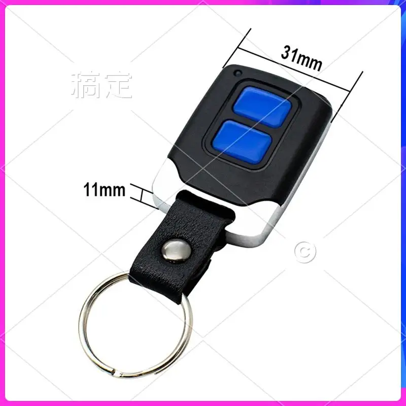 T24C 433Mhz Garage copie télécommande 2 clés duplicateur commandes de porte ouvre-porte Clone électrique Code fixe porte d'accès