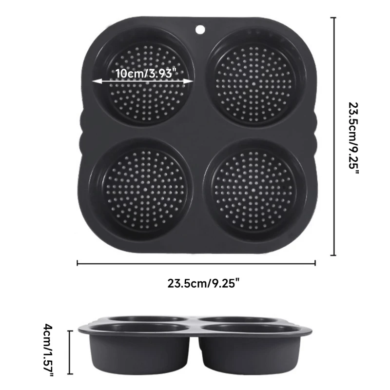 Stampo professionale per panini per Hamburger in Silicone per Hamburger per uso alimentare per adulti