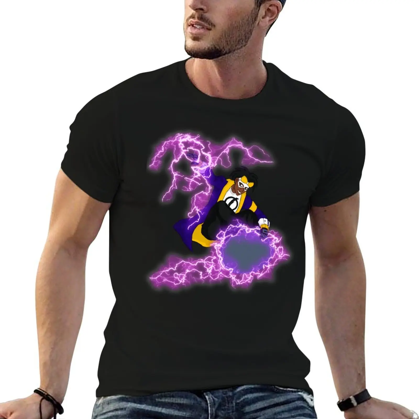 Static Shock T-Shirt Sweat Resistant Workout Tee Shirt