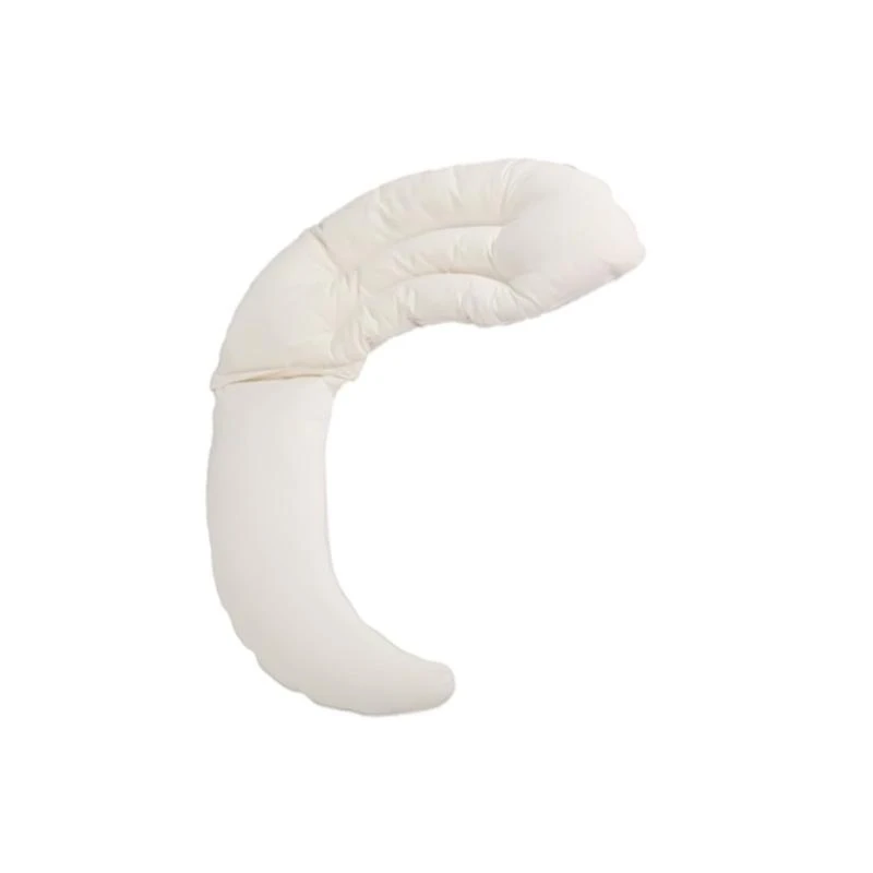 J15U وسادة جسم مريحة على شكل قمر للأطفال الصغار من القطن قابلة للتنفس وقابلة للغسل ونوم الطفل وسادة مهدئة قابلة للفصل #1