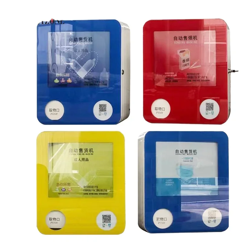 Small QR Code Vending Machine 3 Selection Wall Mounted for Sale TM-004-3B1