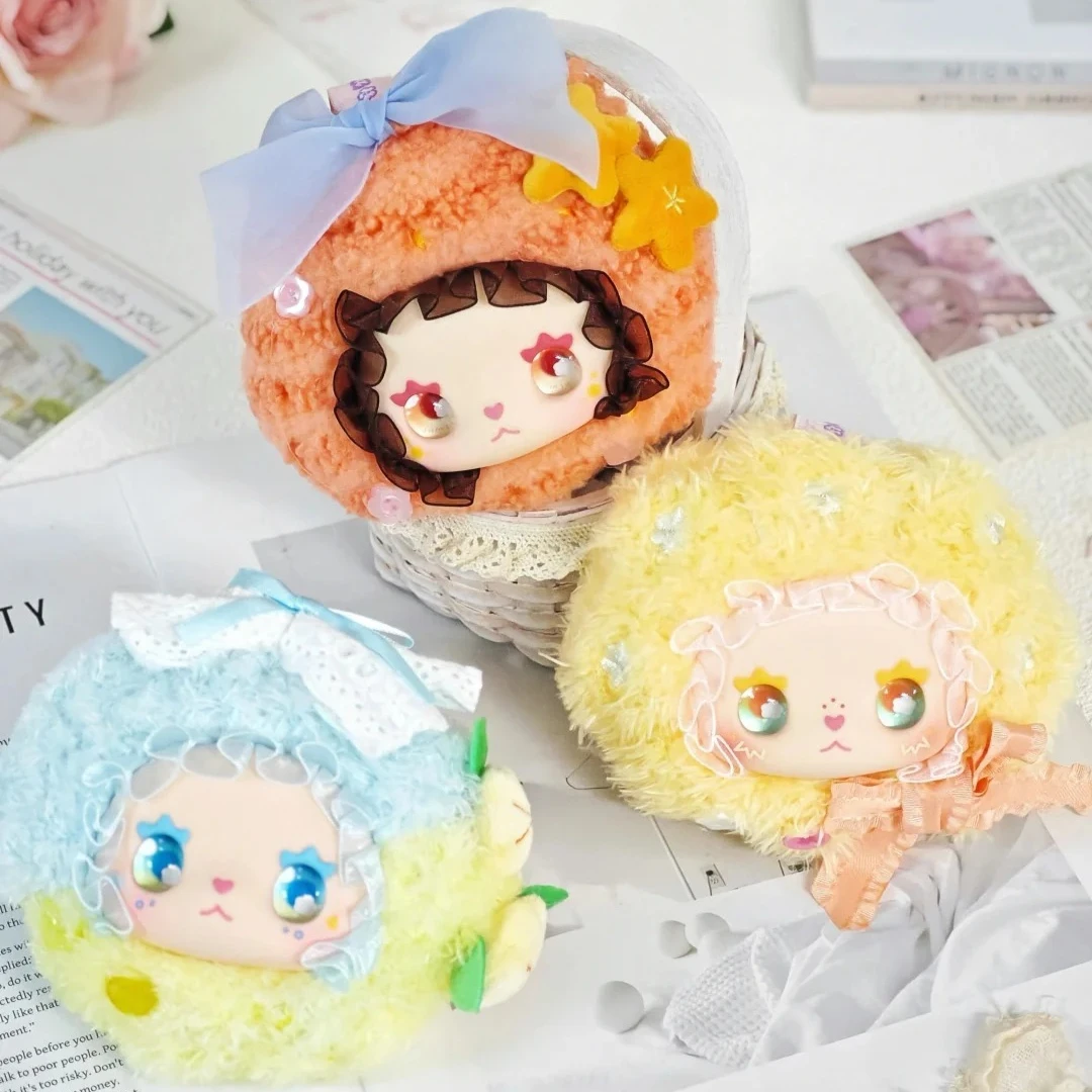 أصيلة لطيف إيما الأزهار مواسم سلسلة صندوق الغموض العصرية اللعب زخرفة مفاجأة هدية الفينيل أفخم دمية قلادة عمل الشكل