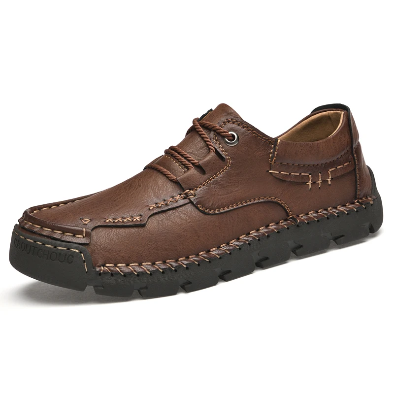Mens leather shoes Durable New style Best selling Soft sole Comfortable Waterproof Anti slip Highly crafted Stable grip