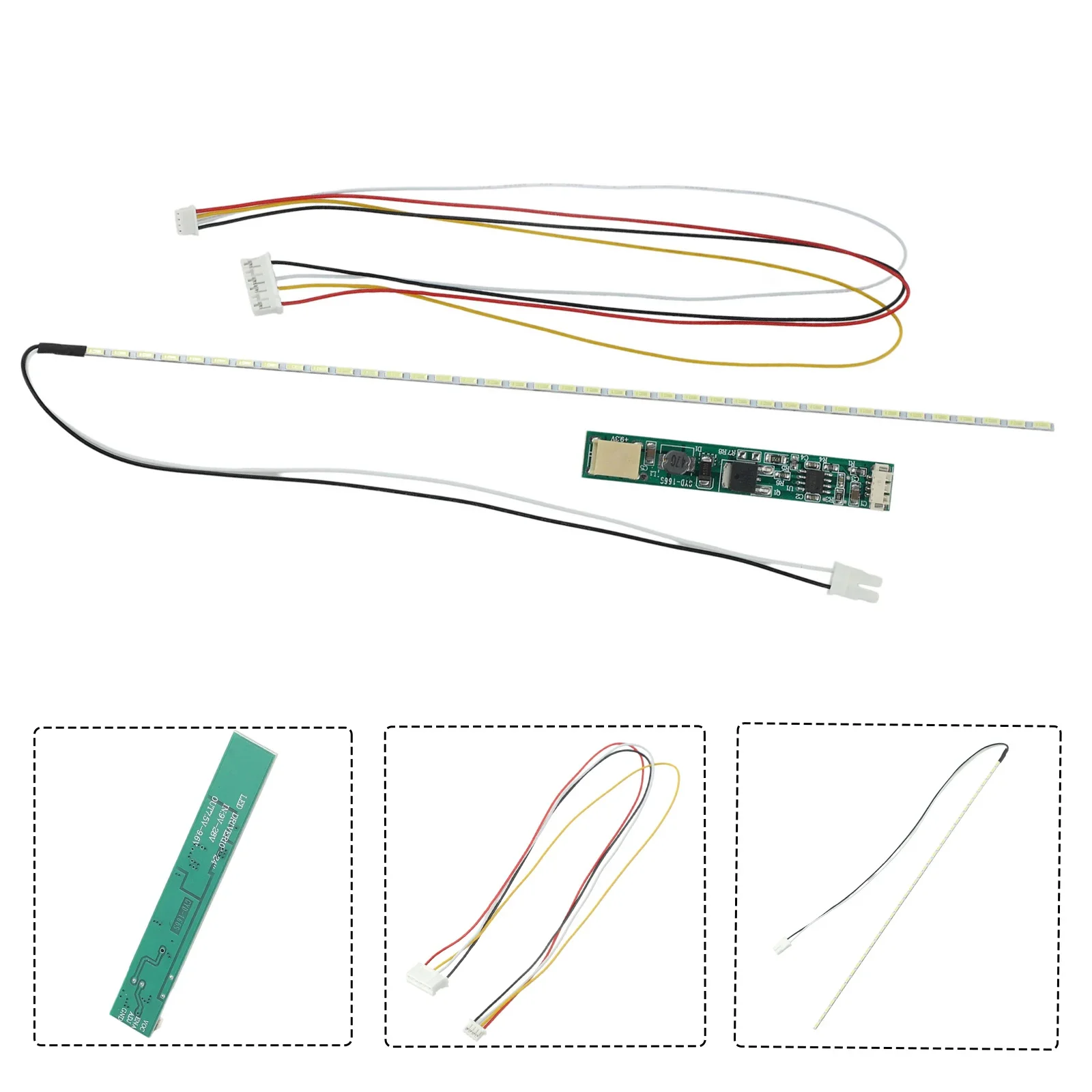 10.4 Inch Backlight Strip 220mm Kit 4W CCFL LCD Screen To LED Monitor Fiberglass Board High Brightness Morden Pcs/Set