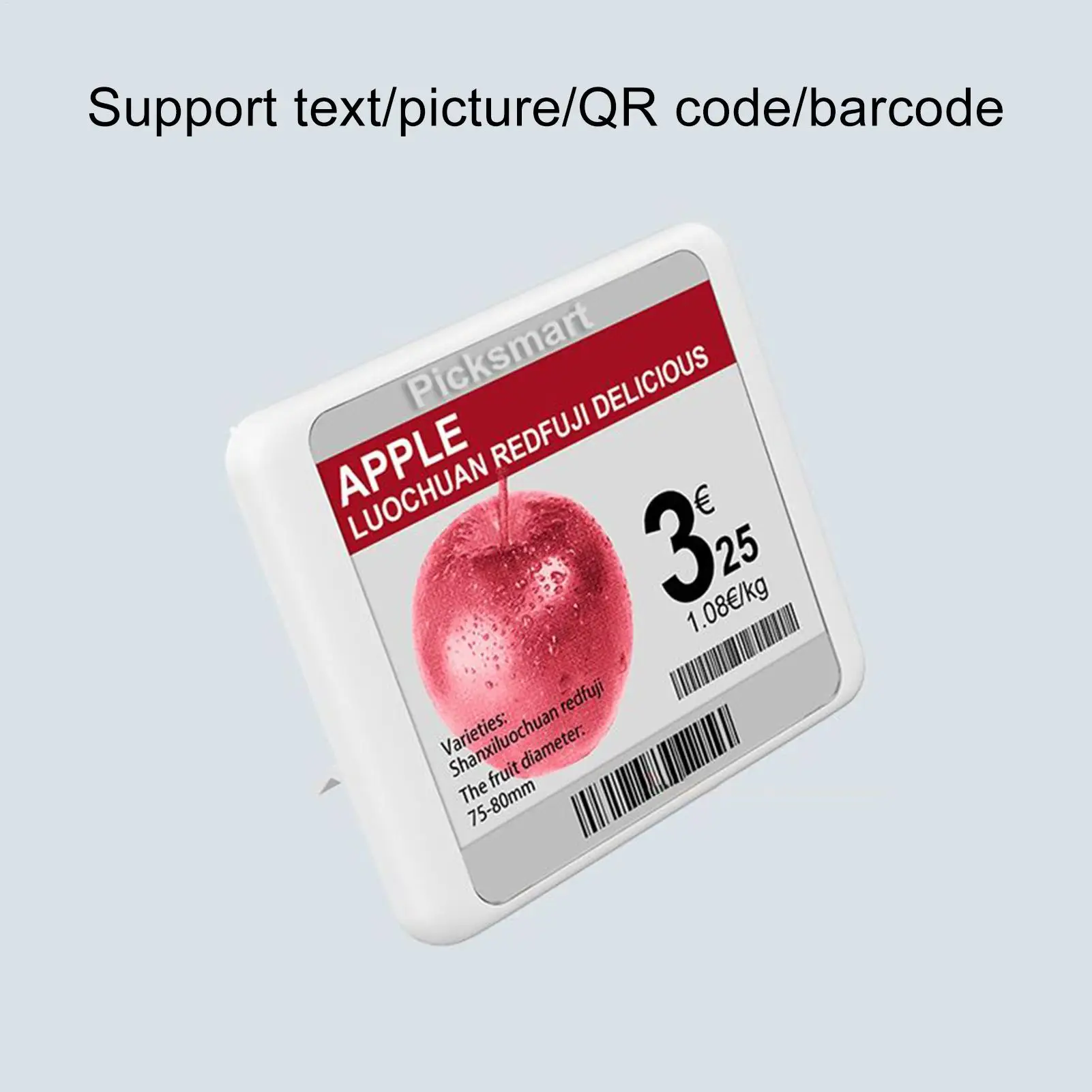 لافتات الأعمال الرقمية اللاسلكية المغناطيسية الكهربائية لافتات التحكم الذكية متجر البقالة التسمية الرقمية للمكاتب والمطعم