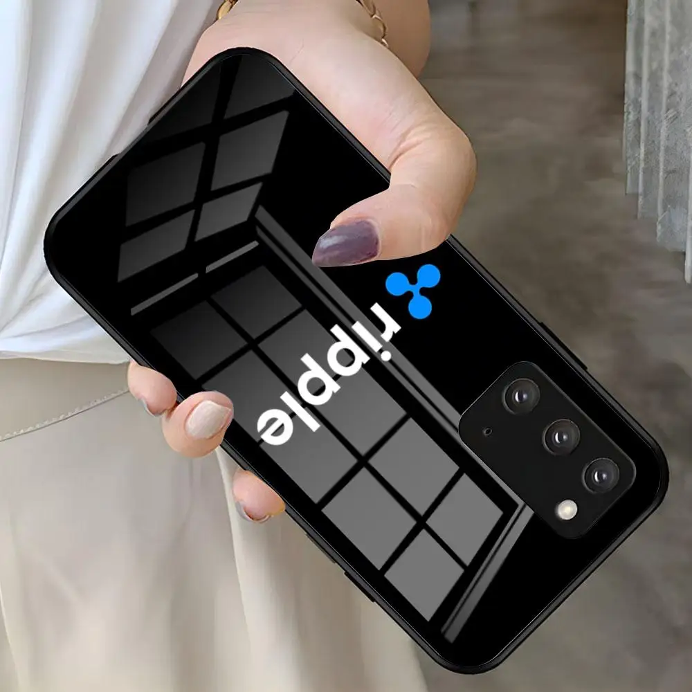Xrp Ripple Crypto Phone Case For Samsung S26 S25 S24 FE S23 S22 S21 Plus S20 Ultra Note20Ultra Black Glass Cover view 6