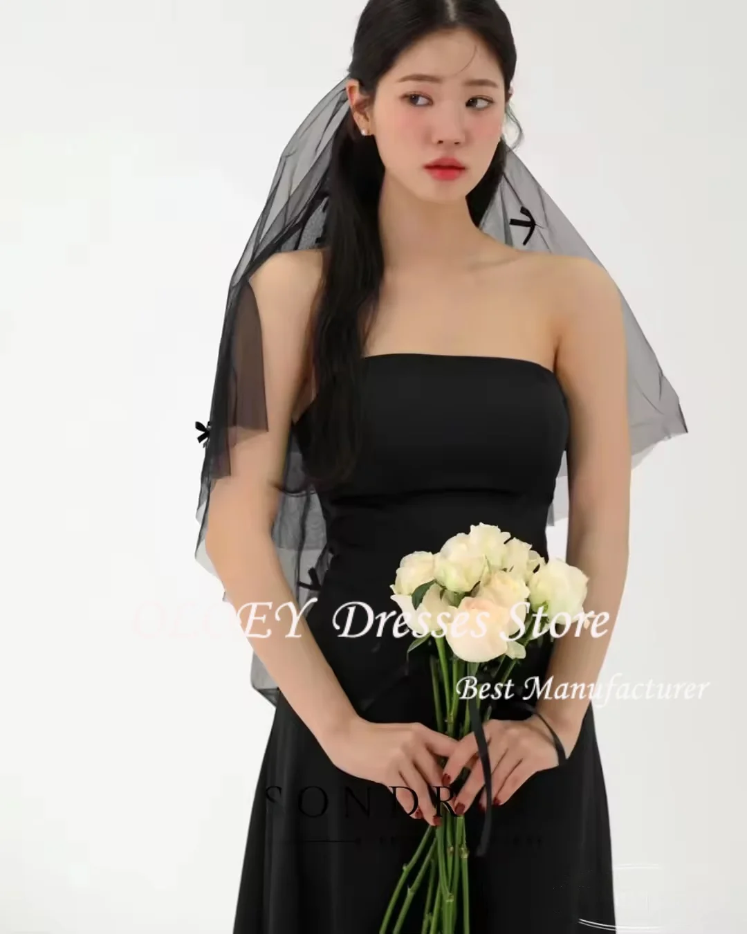 oloey-–-robe-de-mariee-coreenne-sans-bretelles-ligne-a-noire-elegante-a-pression-personnalisee-pour-seance-photo-avec-chale-detachable