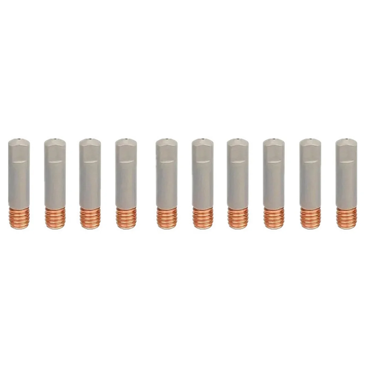 N18r 12 peças suporte de ponta de bico 15ak suporte de ponta de bico mig soldagem mig pino de contato kit de bico de cobertura