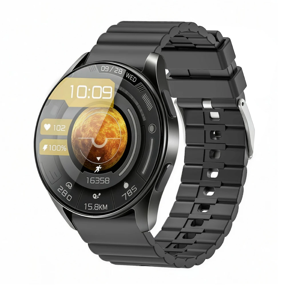 

LC323 GPS Smart Watch 1.39 Inch HD Display Wireless Phone Call 1ATM Waterproof Fitness Tracker with 100+ Movement Modes