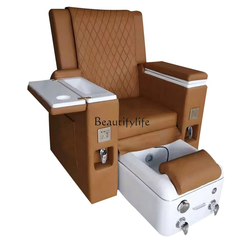 

Electric Manicure Foot Massage Sofa Multifunctional Hand and Foot Care Chair with Wash Basin Push and Pull Basin