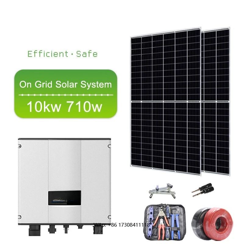 power grid tie solar system 5Kw 8Kw 10KW 12Kw 15KW 20KW complete grid solar system