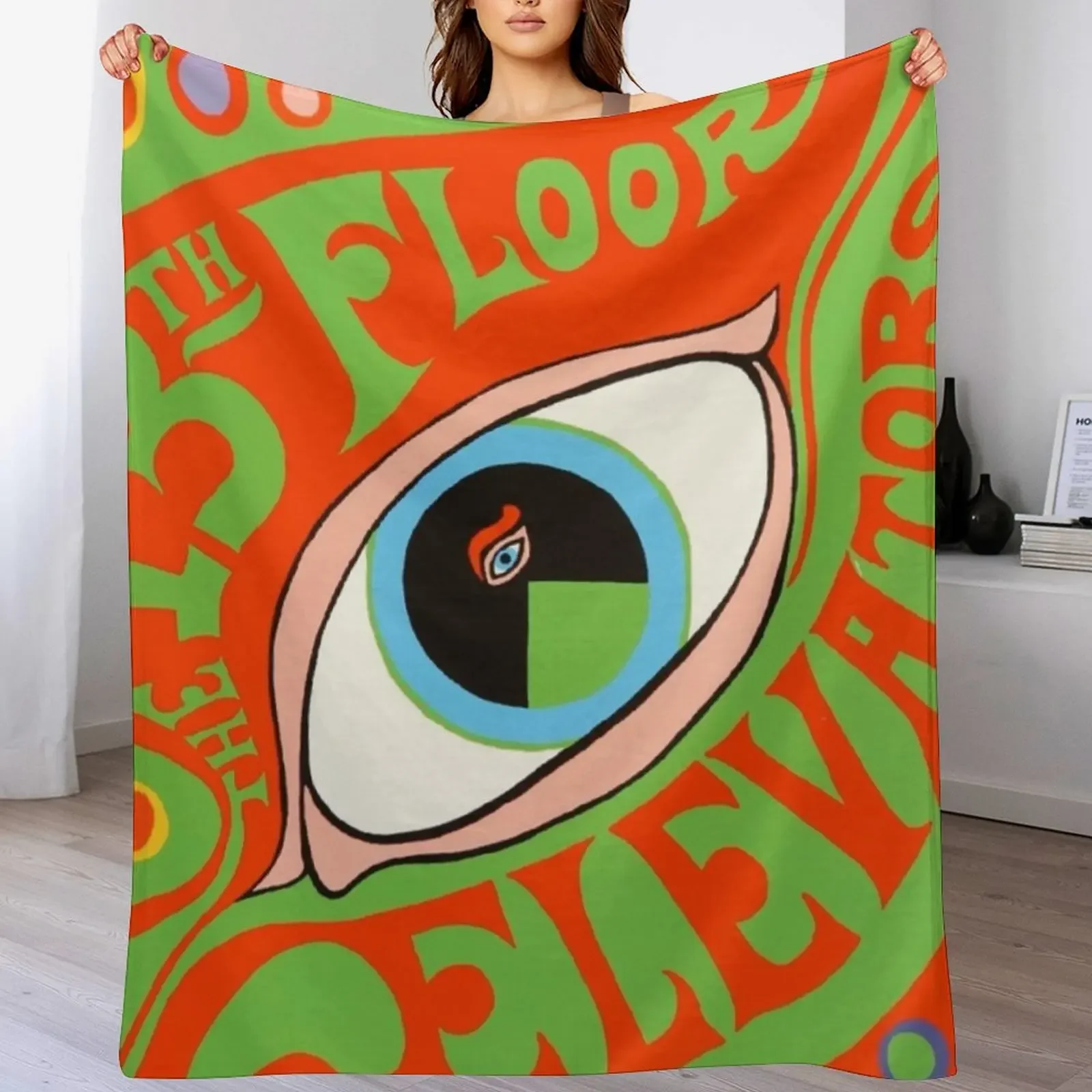 

13th Floor Elevators Throw Blanket Nap Plaid Luxury Bed Fashionable Blankets