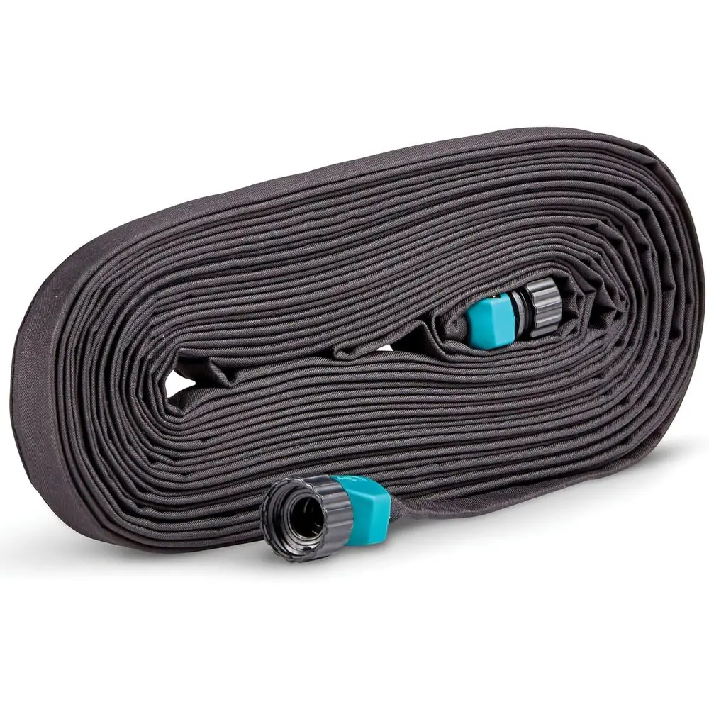 25-Foot Black Weeper Soaker Hose for Outdoor Gardening, Ideal for Drip Irrigation in Vegetable Gardens, Lawns, and Orchards