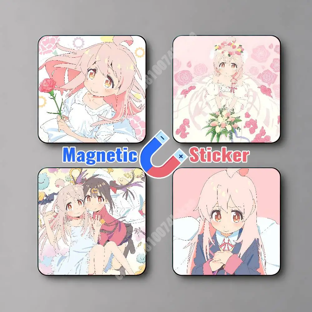 Oyama Mahiro Onimai I'm Now Your Sister Magnetic Sticker Reusable Fridge Decal for Metal Surfaces Magnet Marker