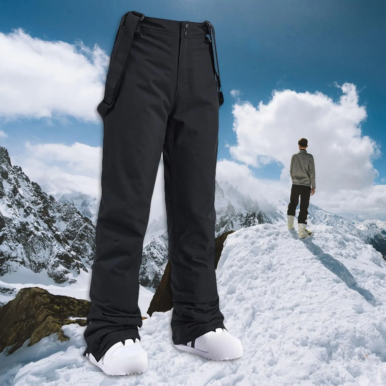 Picture 4: Ski Bib Insulated Pants Sled Skiing Warm Winter Full Length Windproof Women